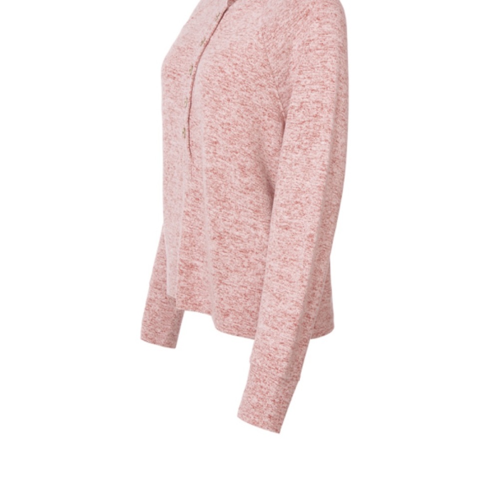 CAbi Pink Crew Neck Sweater with Relaxed Fit - Picture 2 of 9